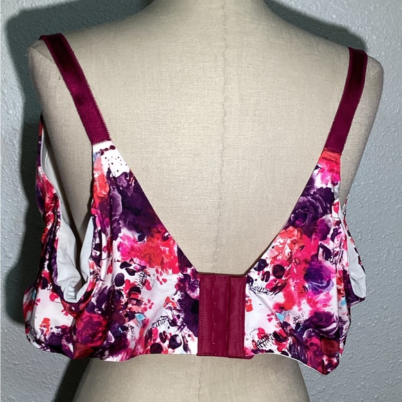 TORRID  Curve Pluss Size Full Coverage floral and skull prints Bra Size 52D - Picture 6 of 7